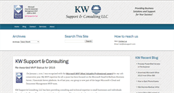 Desktop Screenshot of kwsupport.com