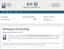 Tablet Screenshot of kwsupport.com